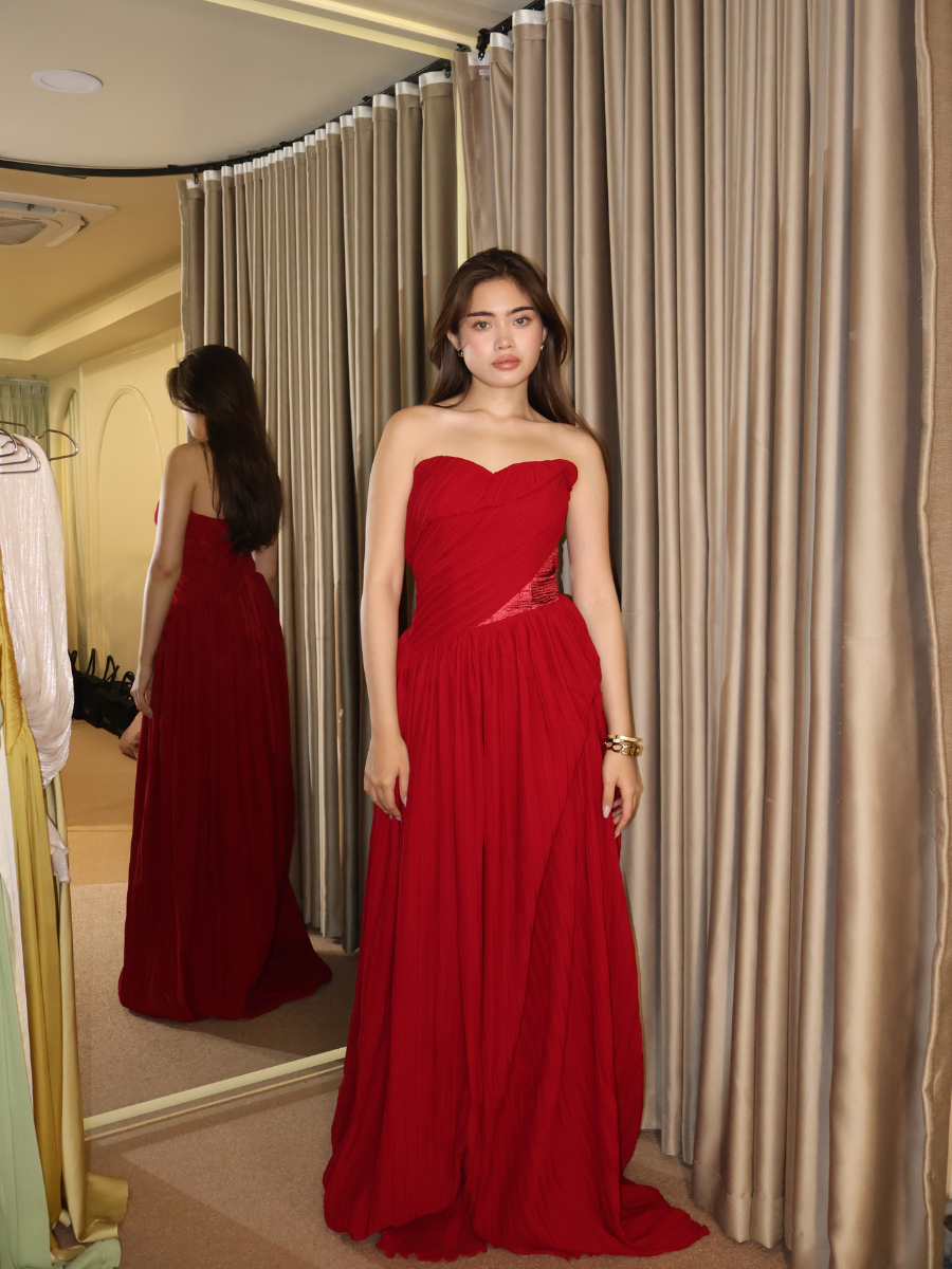 Portia Red Gown
