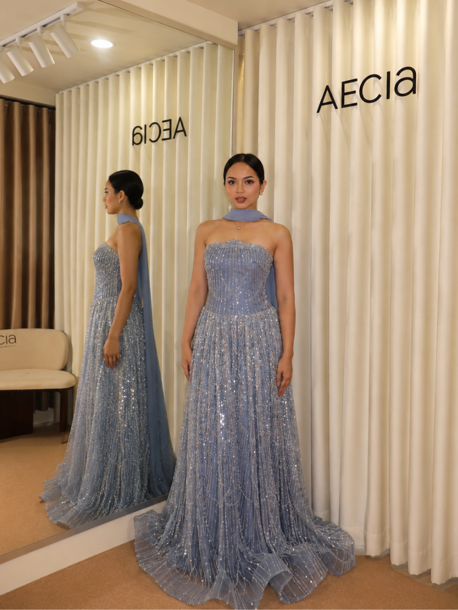 Sugar Plum Beaded Gown