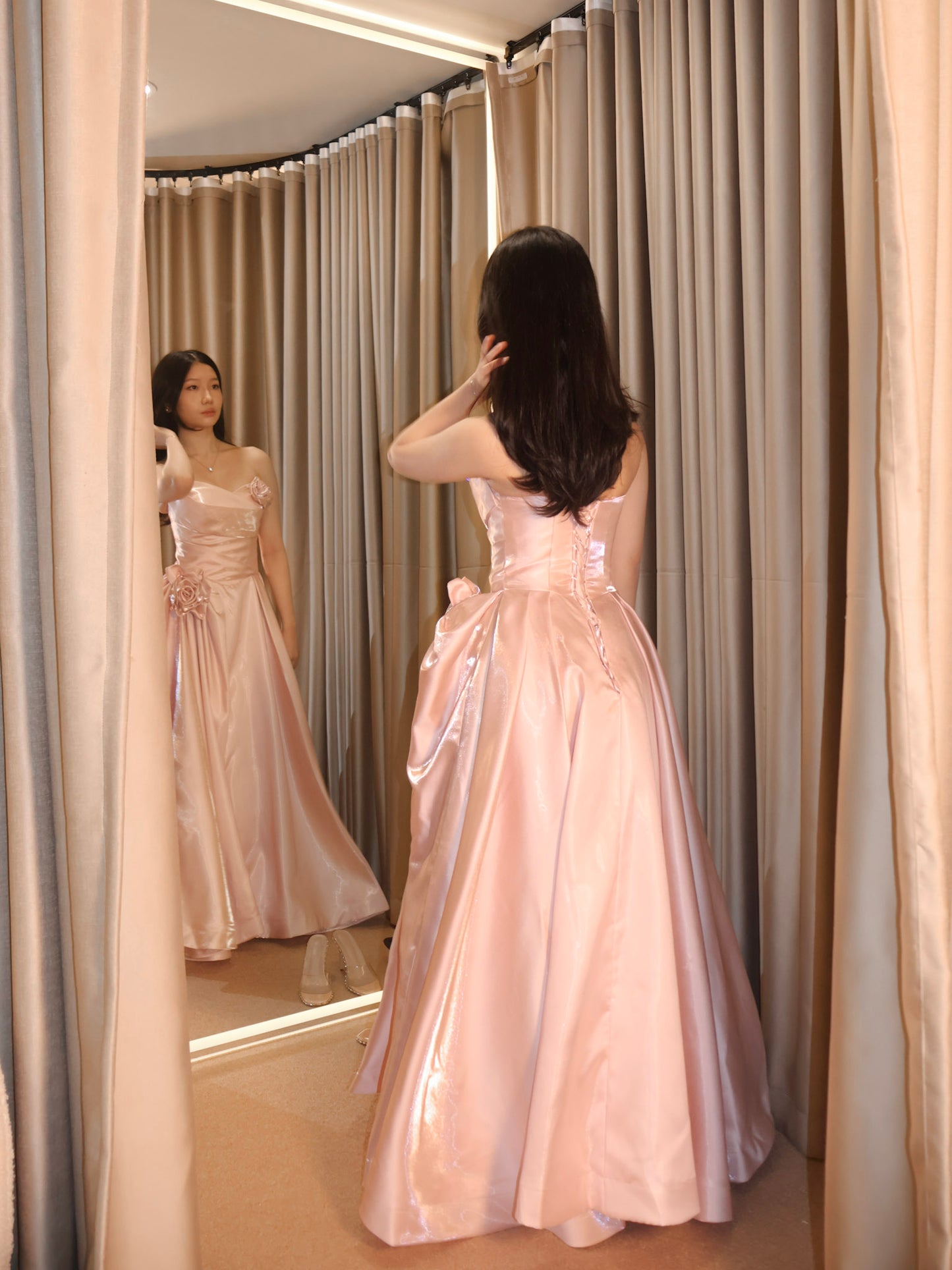 Rosette Floral Muse Gown
