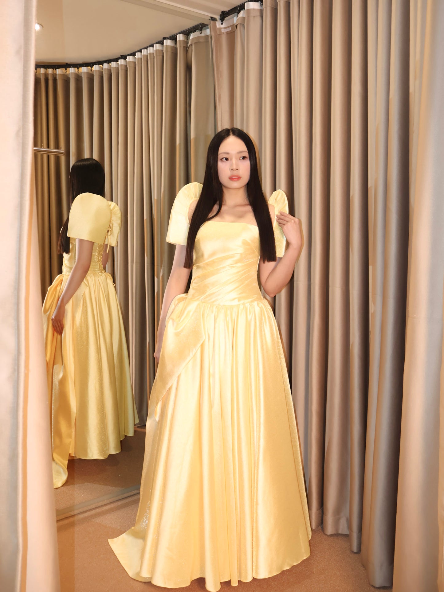 Dandelion Yellow Bubble Gown