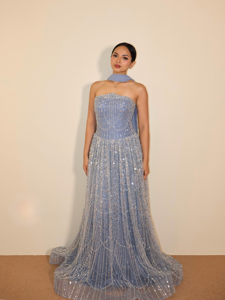 Sugar Plum Beaded Gown