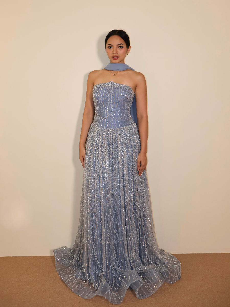 Sugar Plum Beaded Gown