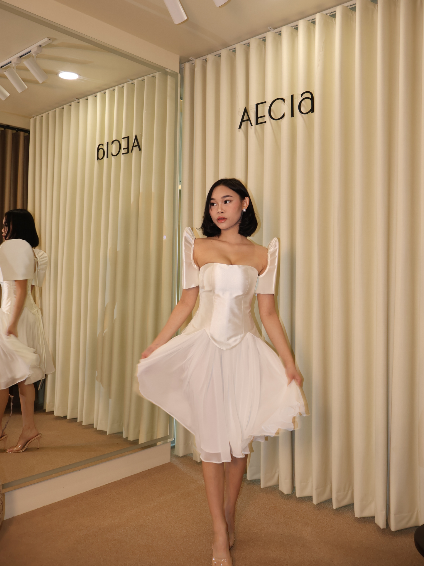 Tori Corset Top and Skirt Dress