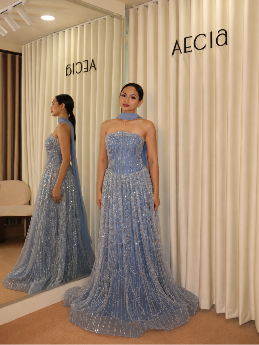 Sugar Plum Beaded Gown