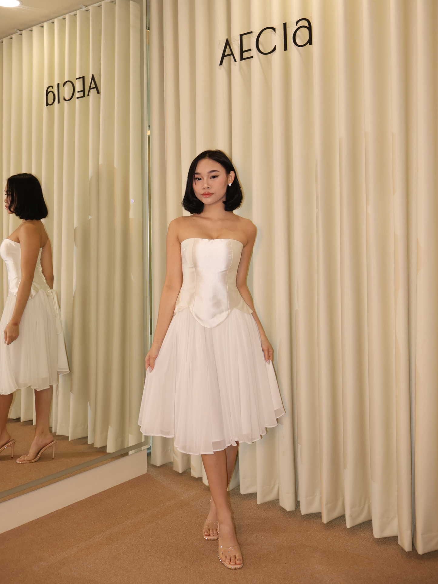 Tori Corset Top and Skirt Dress