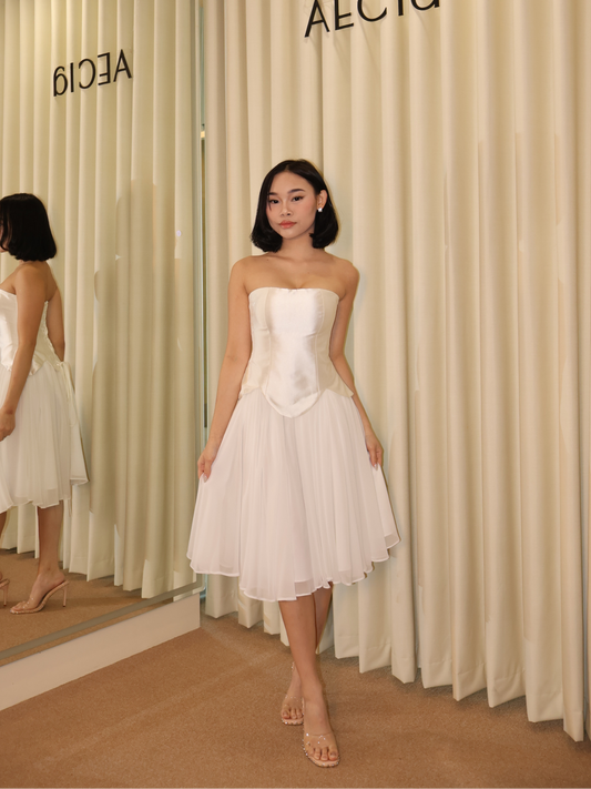 Tori Corset Top and Skirt Dress