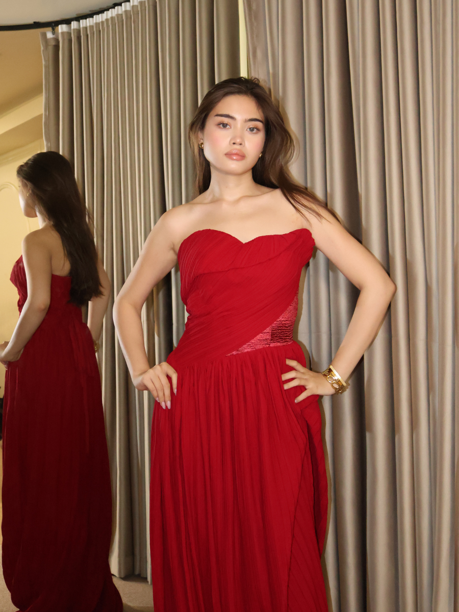Portia Red Gown