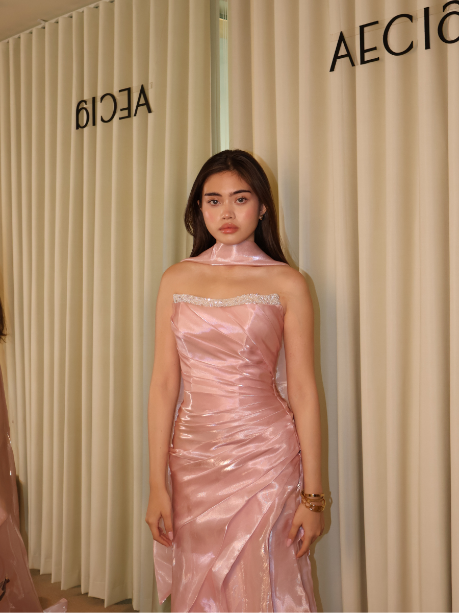 Silvanna Liquid Pink Gown