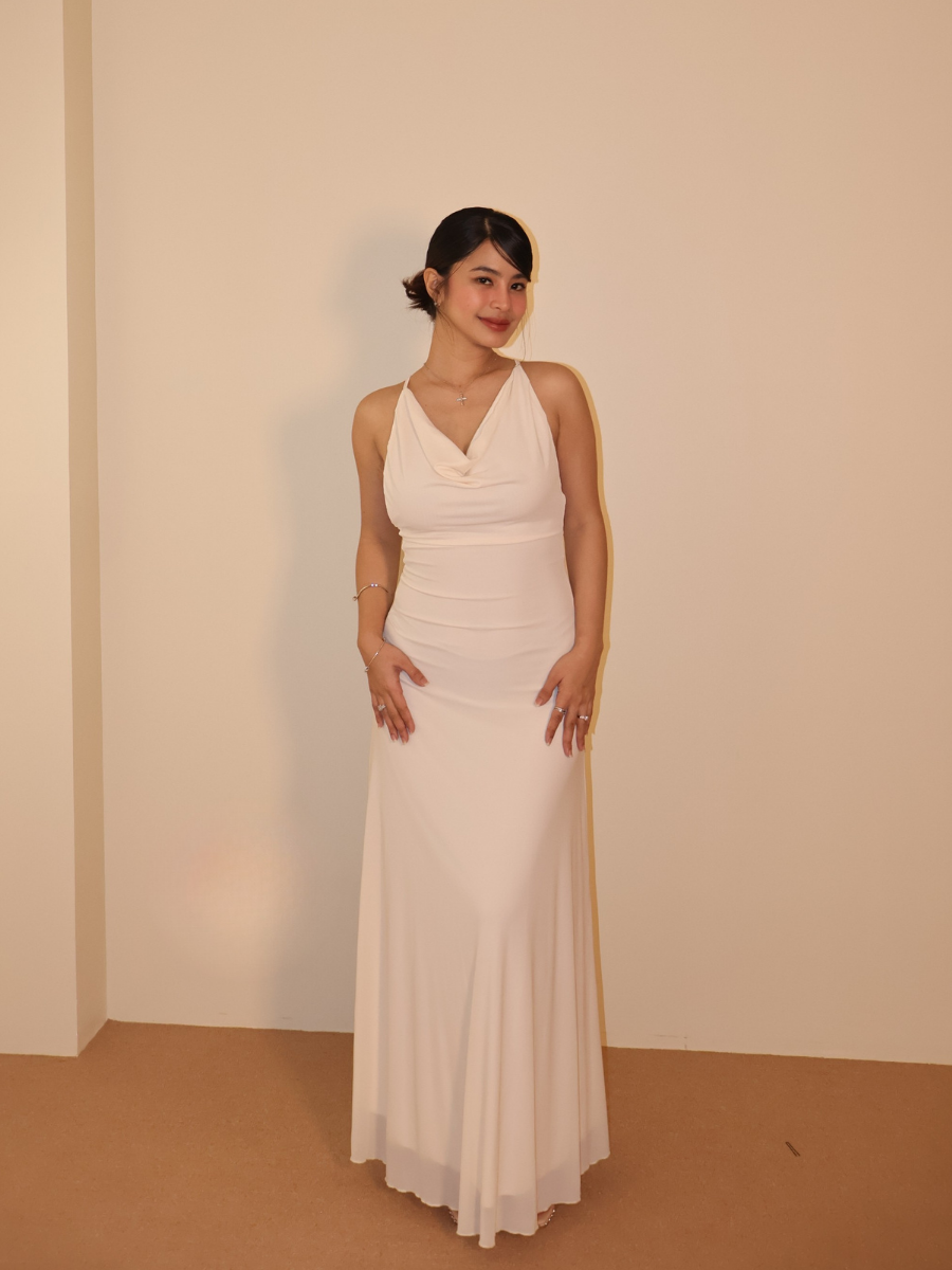 Dahliana Maxi Dress - Off White