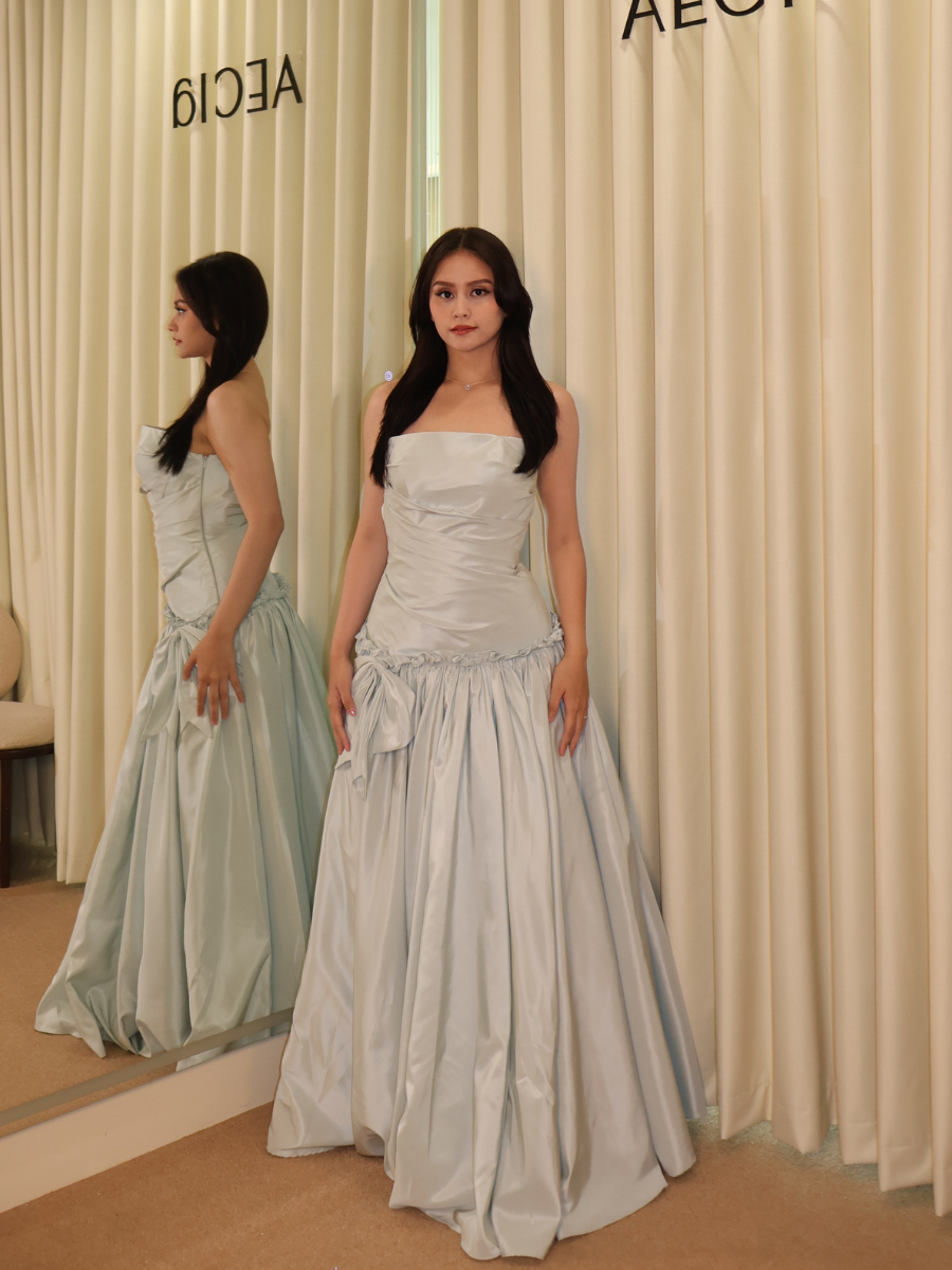 Serene Blue Heart Gown