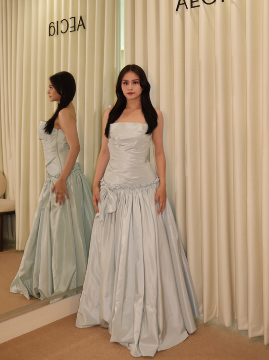 Serene Blue Heart Gown