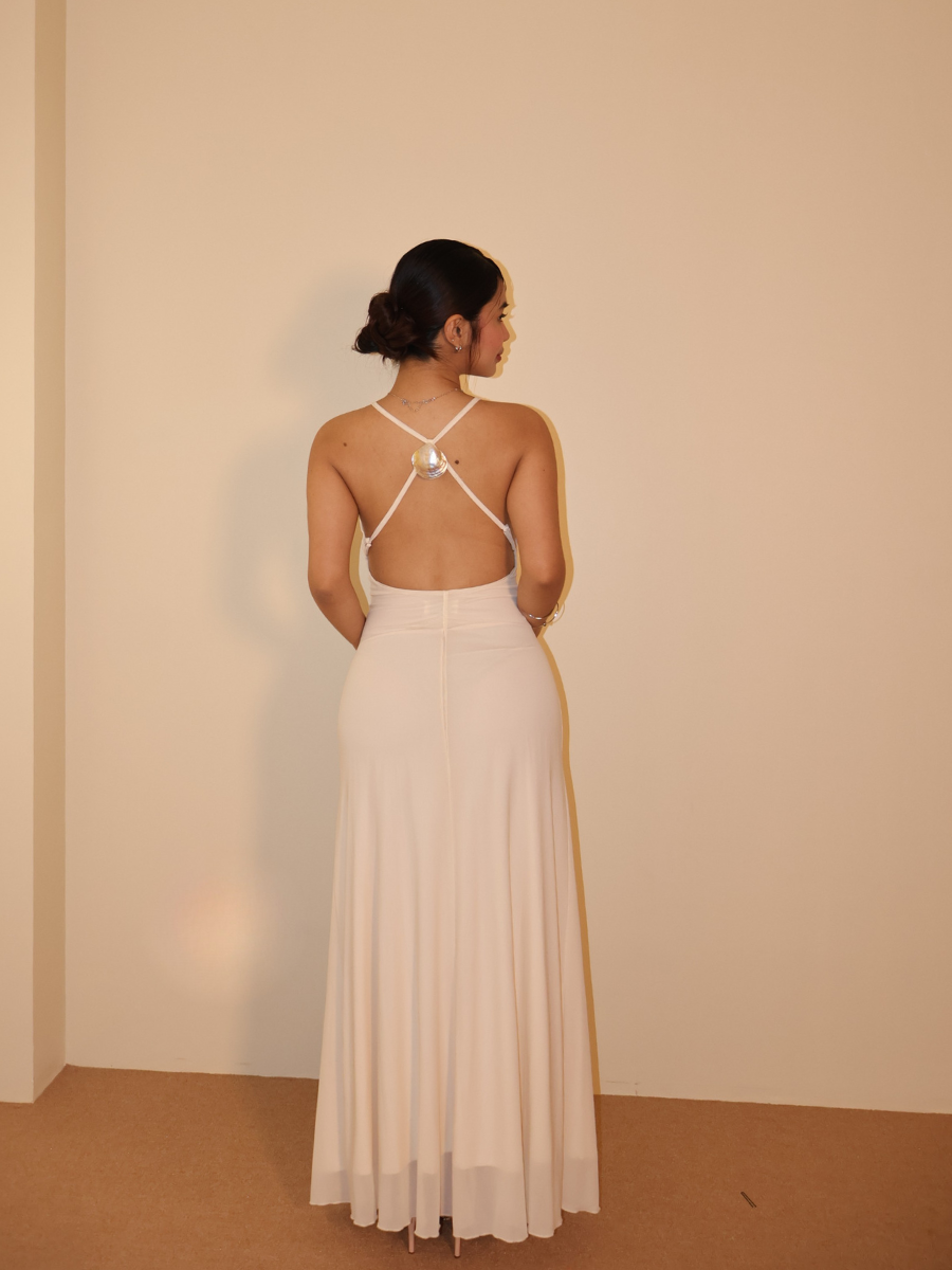 Dahliana Maxi Dress - Off White
