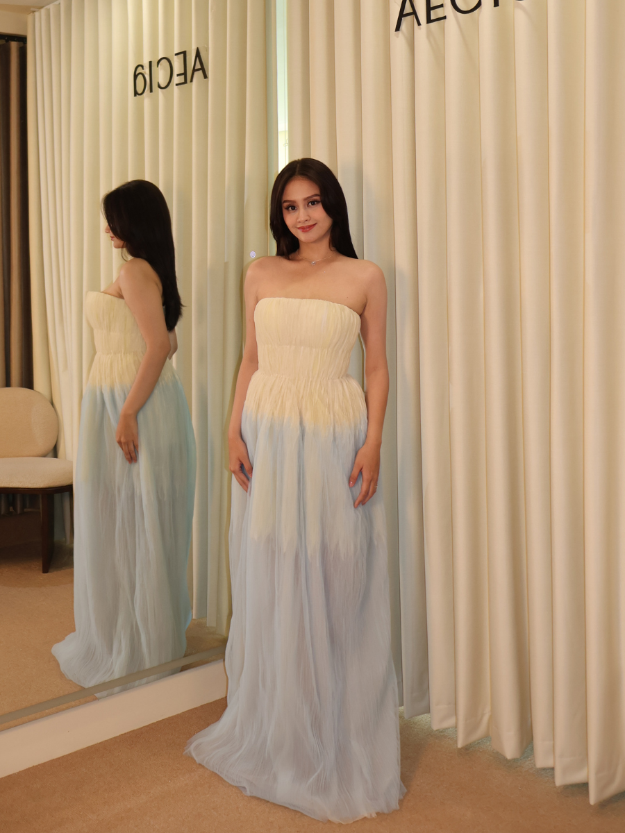Peony Ombre Gown