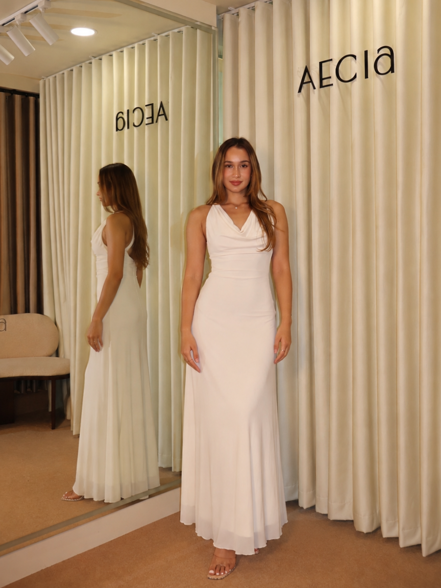 Dahliana Maxi Dress - Off White