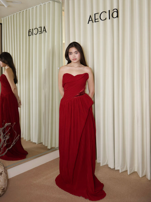 Portia Red Gown
