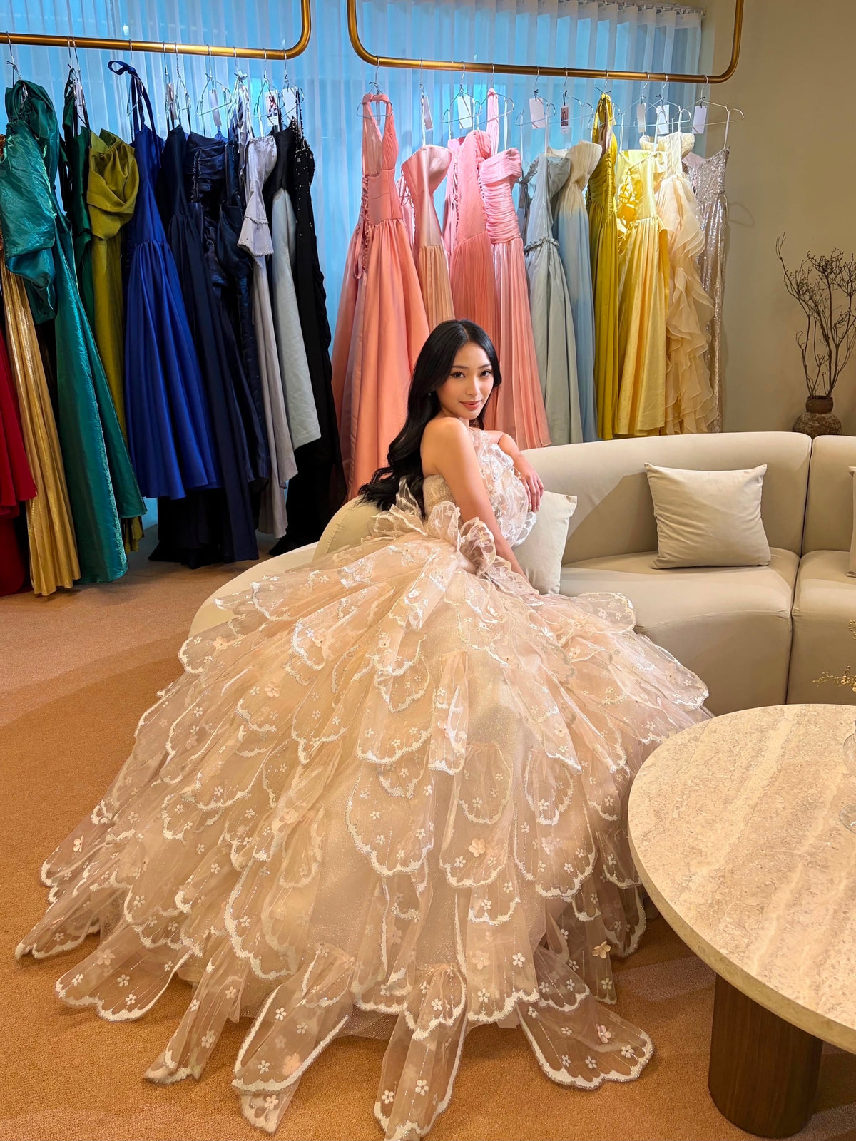 Misha Butterfly Gown