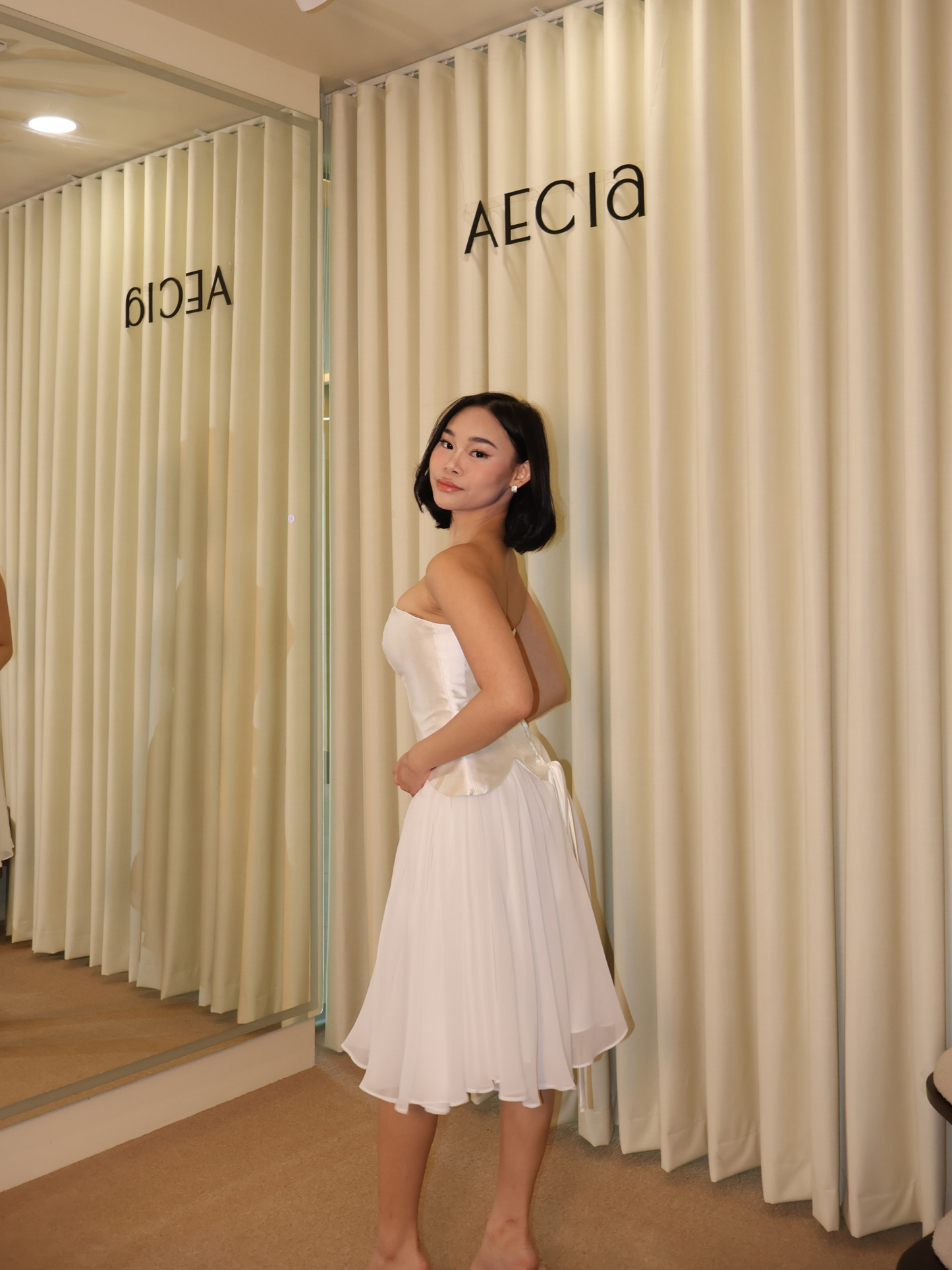 Tori Corset Top and Skirt Dress