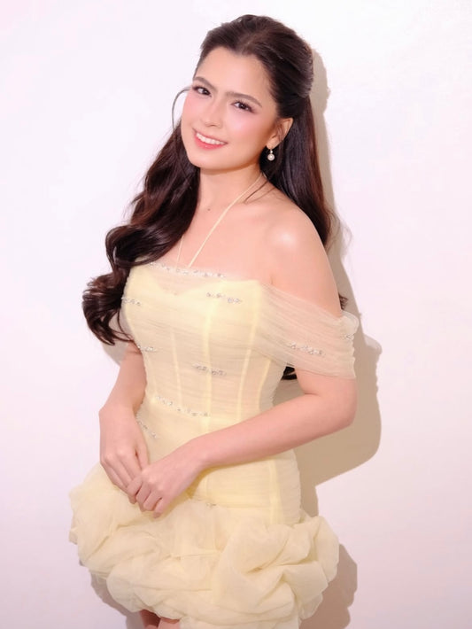 Tessa Off-Shoulder Tulle Dress