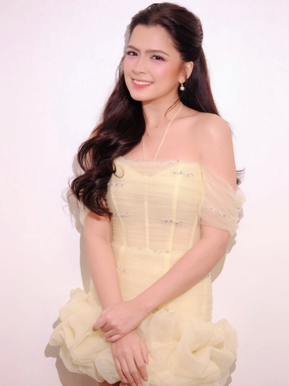 Tessa Off-Shoulder Tulle Dress