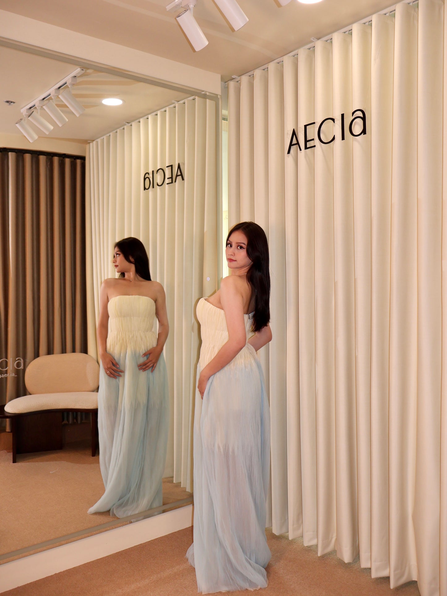 Peony Ombre Gown