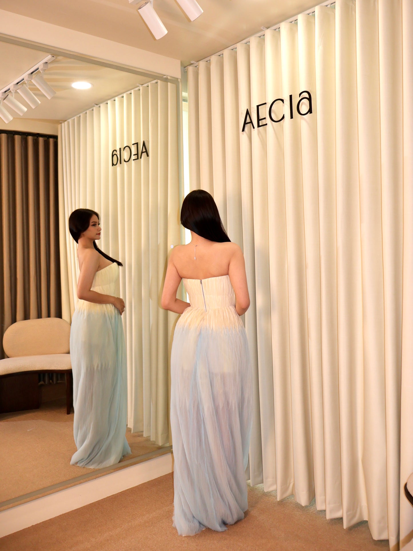 Peony Ombre Gown