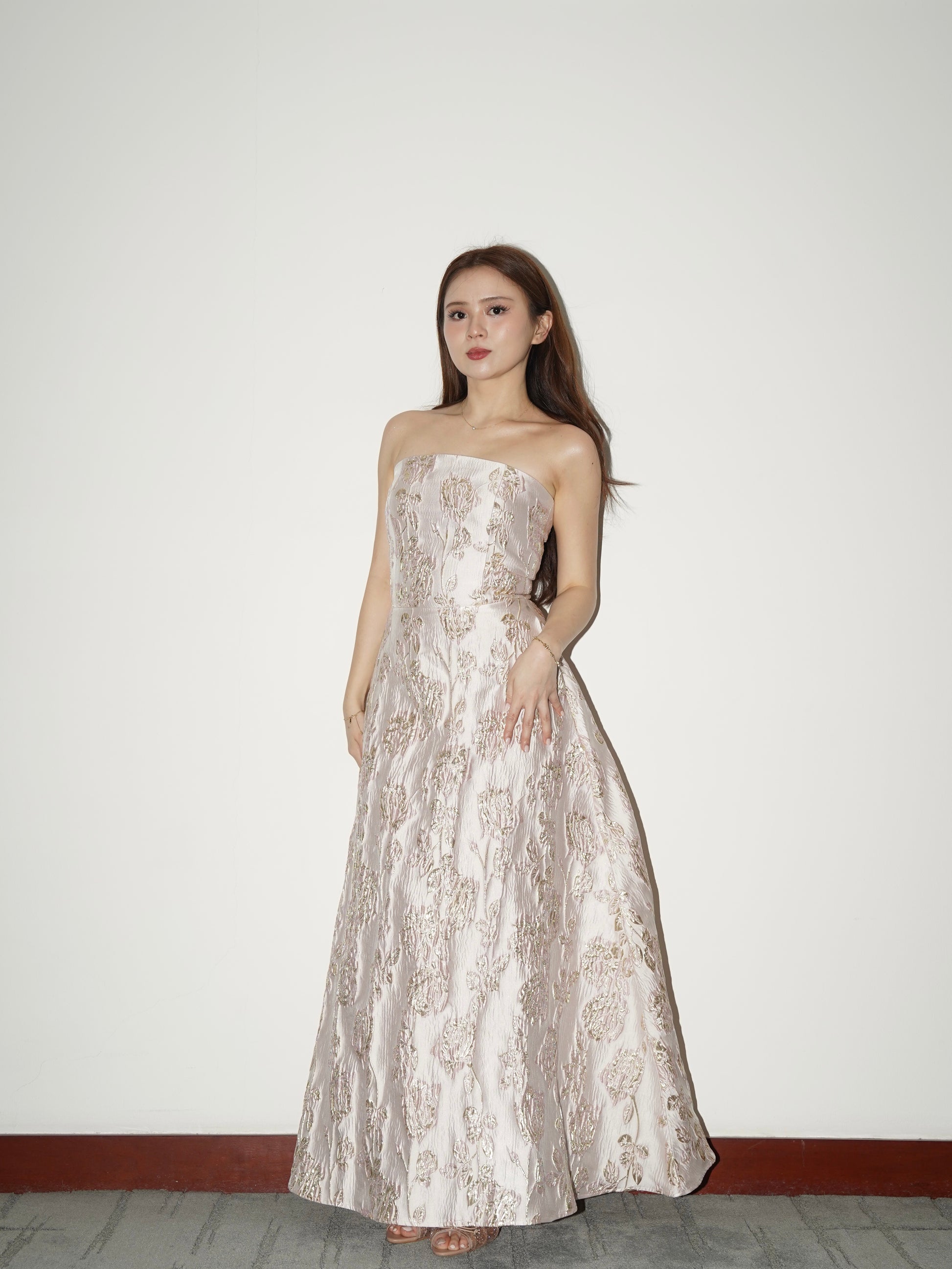 Maxi Sin Tube Dress - Rose Gold Aecia Maxi Sin Tube Dress - Rose Gold Aecia